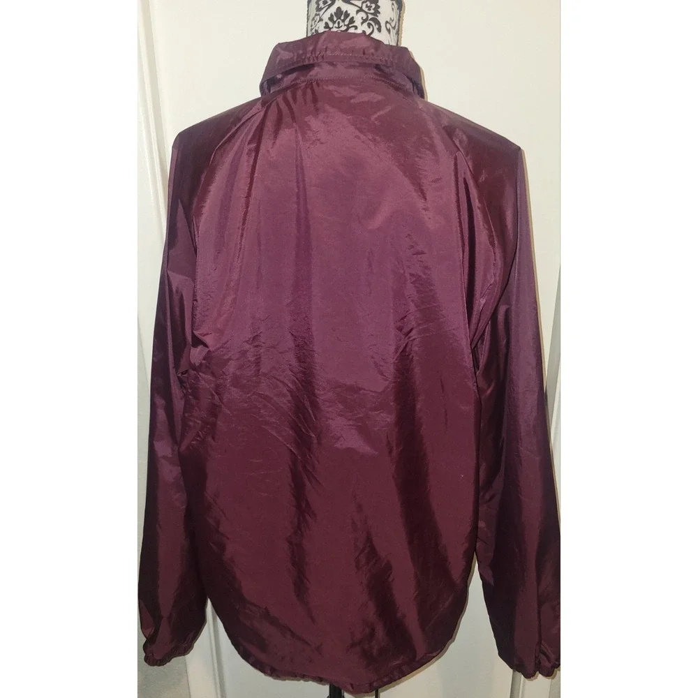 VANS OFF THE WALL SKATE SKATER WINDBREAKER JACKET Sz Mens Large Purple